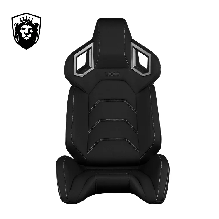 
Black Fiber Play Station game bucket seat reclinable folding PS4 racing game seat 