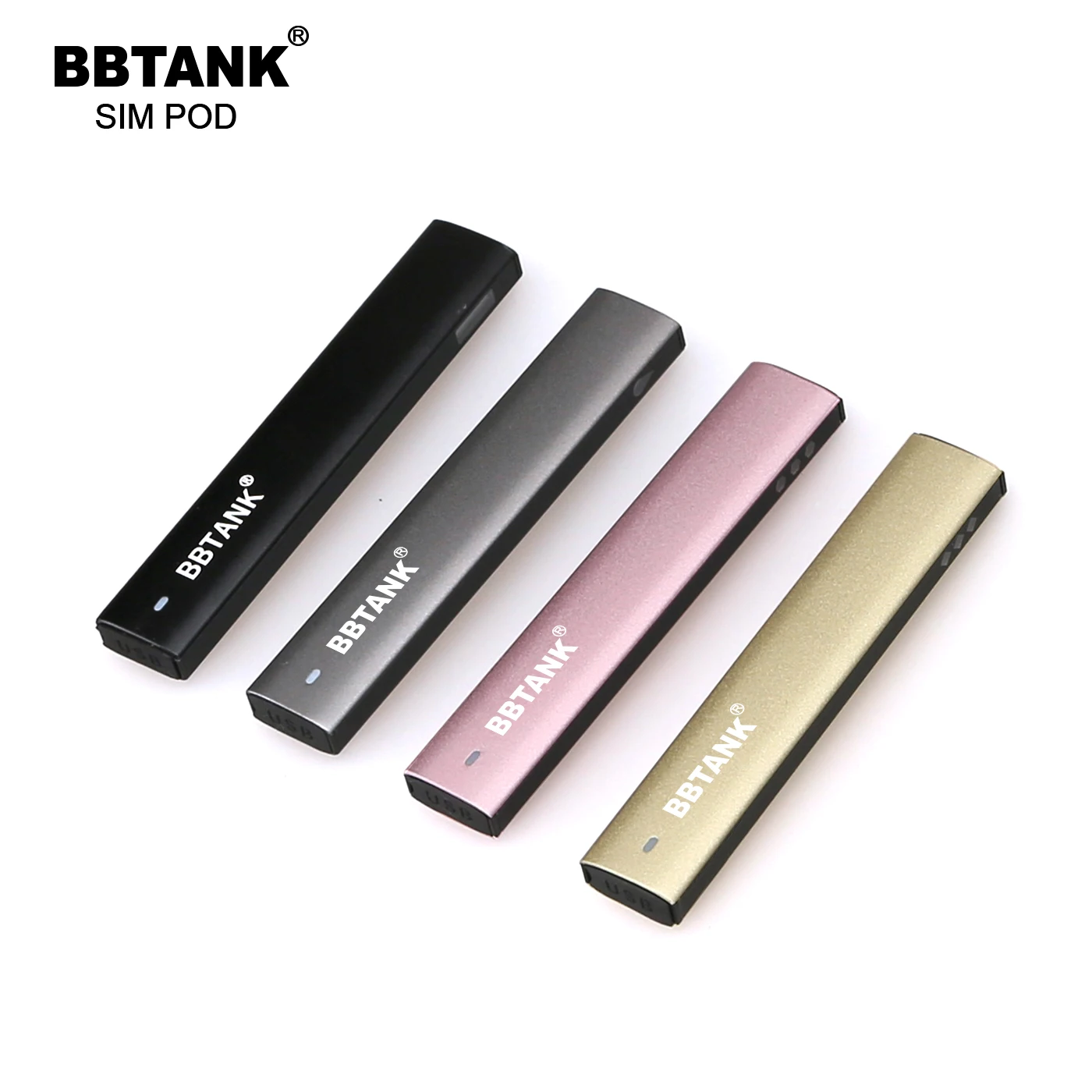  Новое поступление BBTANK Sim Pod керамическая катушка cbd vape стручки 1 мл закрытая система ручка