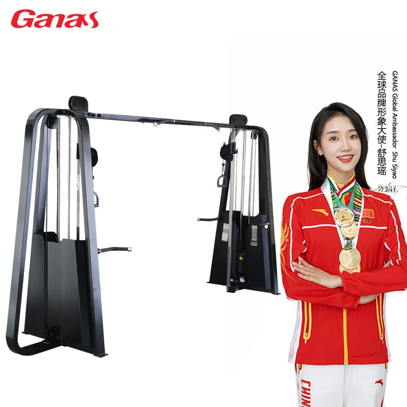 ganas gym fitness equipment multi function strength training cable crossover machine