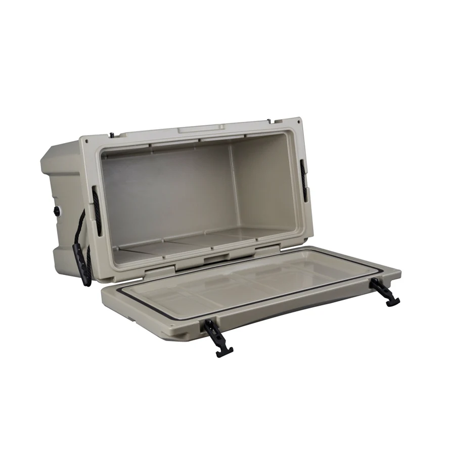 110qt Tan Color Waterproof Eco-friendly Outdoor Camping Cooler Box