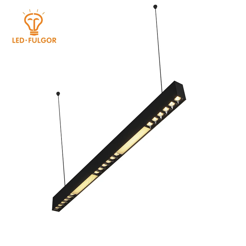 Led Suspended Fixture Led Ceiling LINEAR Light 36W 115x4.6x8.5cm Pendant Linear Hanging Apartments Office Light