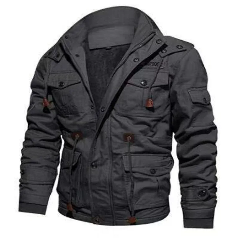 Мужская теплая парка повседневная армейская куртка для осени и зимы 2020