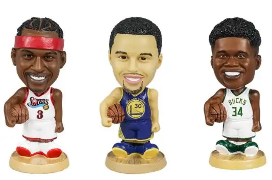 plastic customized action figure for sports star movie character