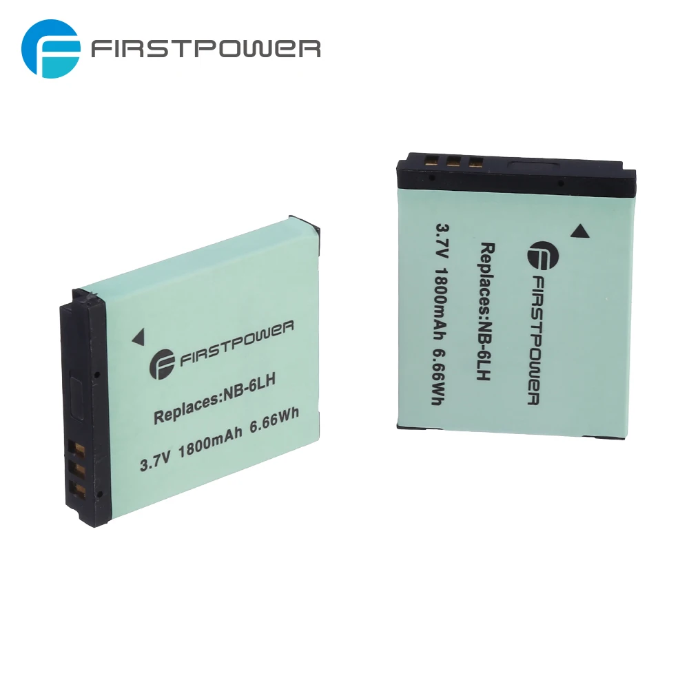 Factory Custom 3.7v 1800mAh Rechargeable Digital Camera Battery Pack NB-6LH Replacement Camera Batteries
