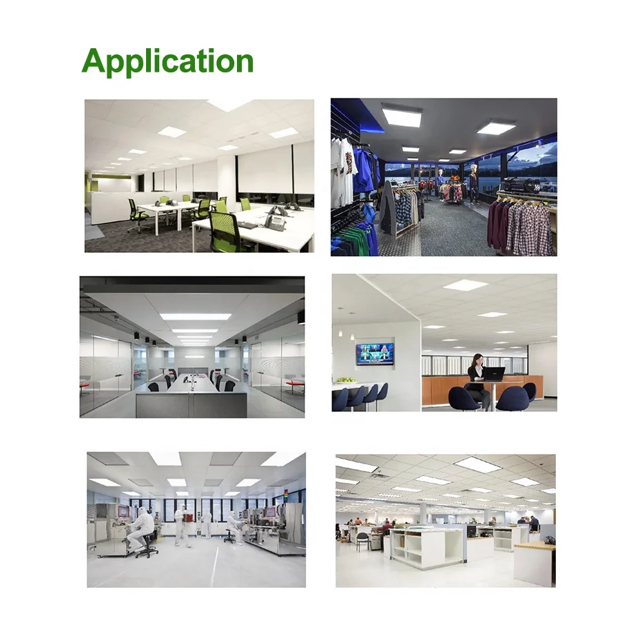 High Lumen Slim Panel 1x4 2x2 2x4 Power Selectable 30W 40W 50W 60W 3000K 4000K 5000K Dimming CCT Changeable  LED Panel Light