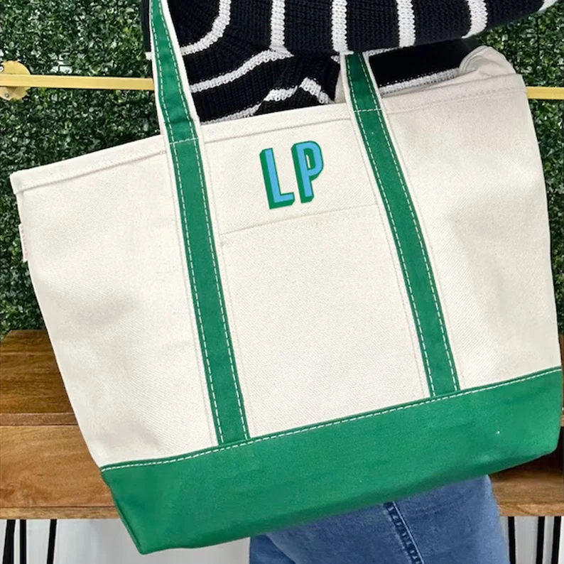 2024 New Canvas tote bag Female Summer Art Day hand-held canvas bag patchwork shoulder bag can print logo pattern
