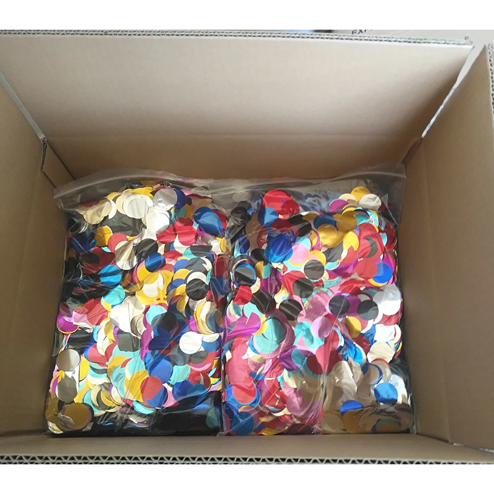 Mixed metallic Table Confetti Circles, Party Confetti Dots for Wedding, Holiday, Anniversary, Birthday 1 Inch