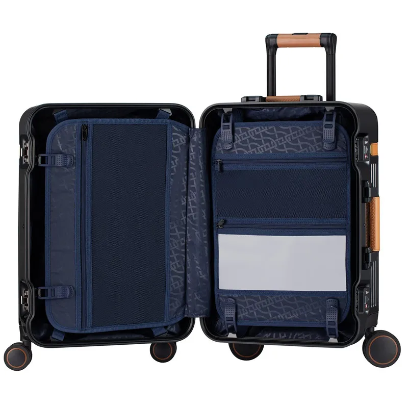 Fashion high quality Hardside Suitcase with spinner wheels Carry-On 20-Inch PC Luggage with Aluminum Frame