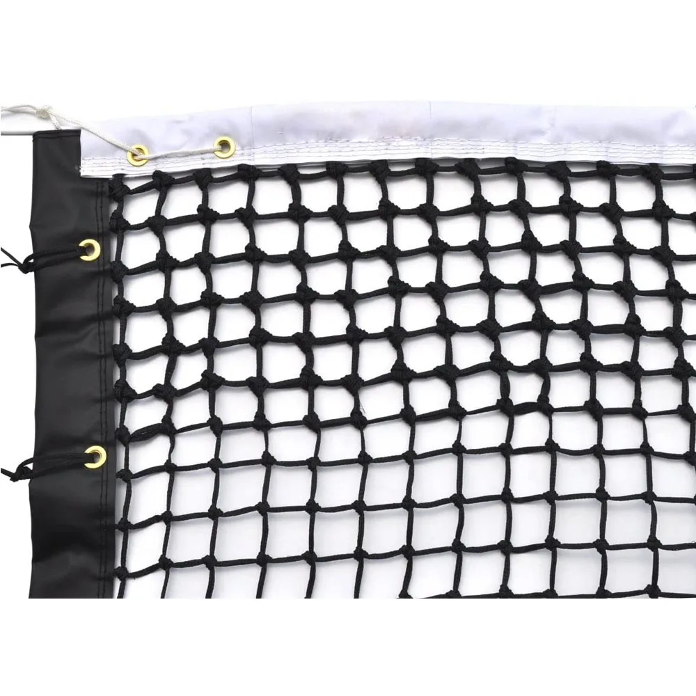 superior quality 3.5mm Braided Polyethylene Net Flexible Adjustable Sports foldable tennis net