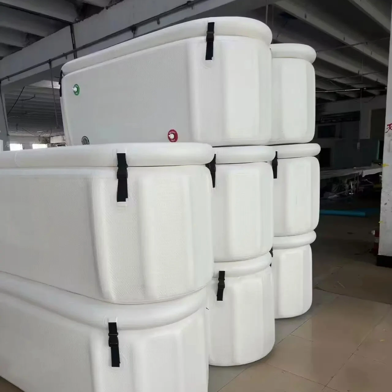 2 Person Spa Whirlpool Bathtub Indoor Portable Barrel Ice Bath High Quality Cold Plunge Therapy