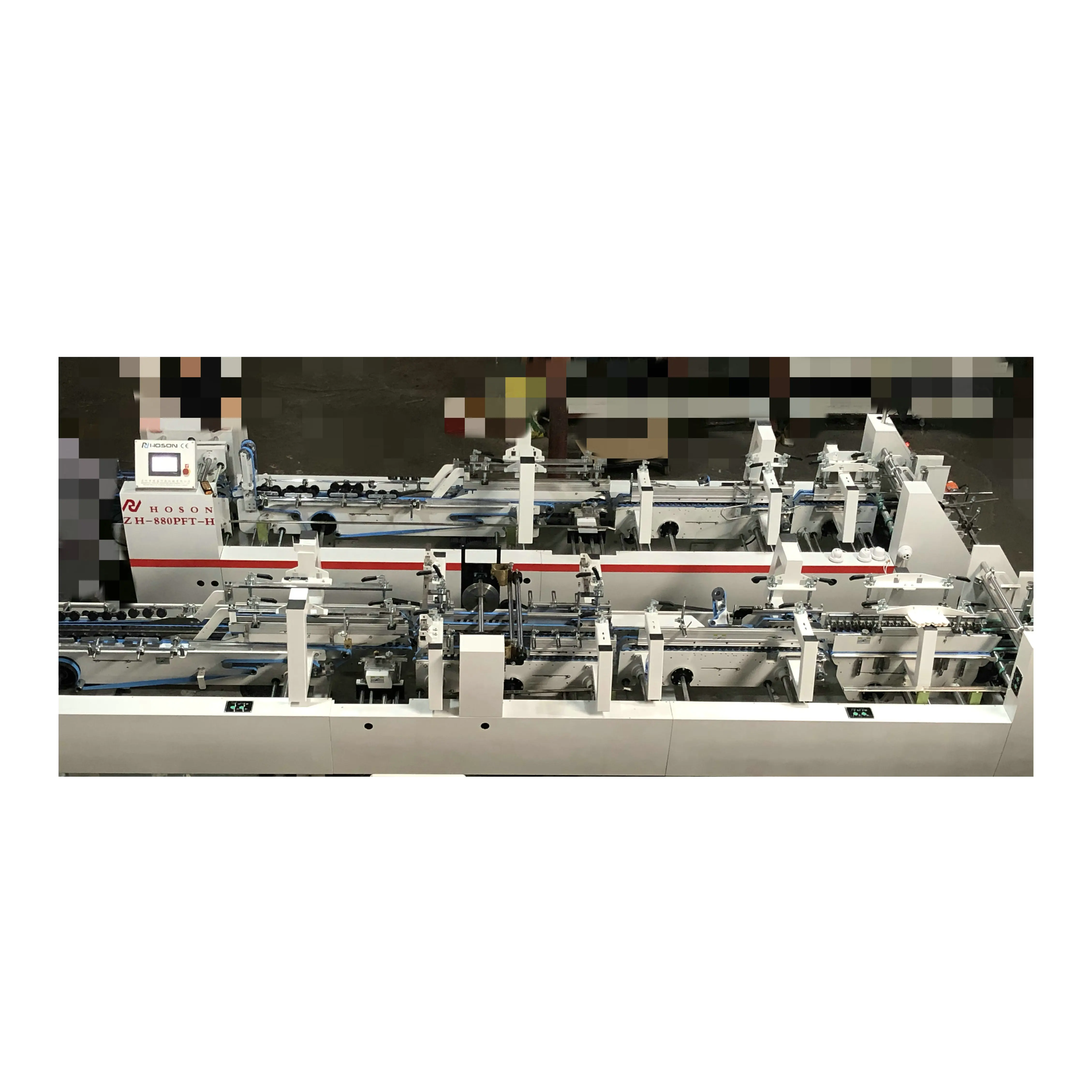 ZH-880PFT-H Pre-folding Carton Box Folder Gluer Machine