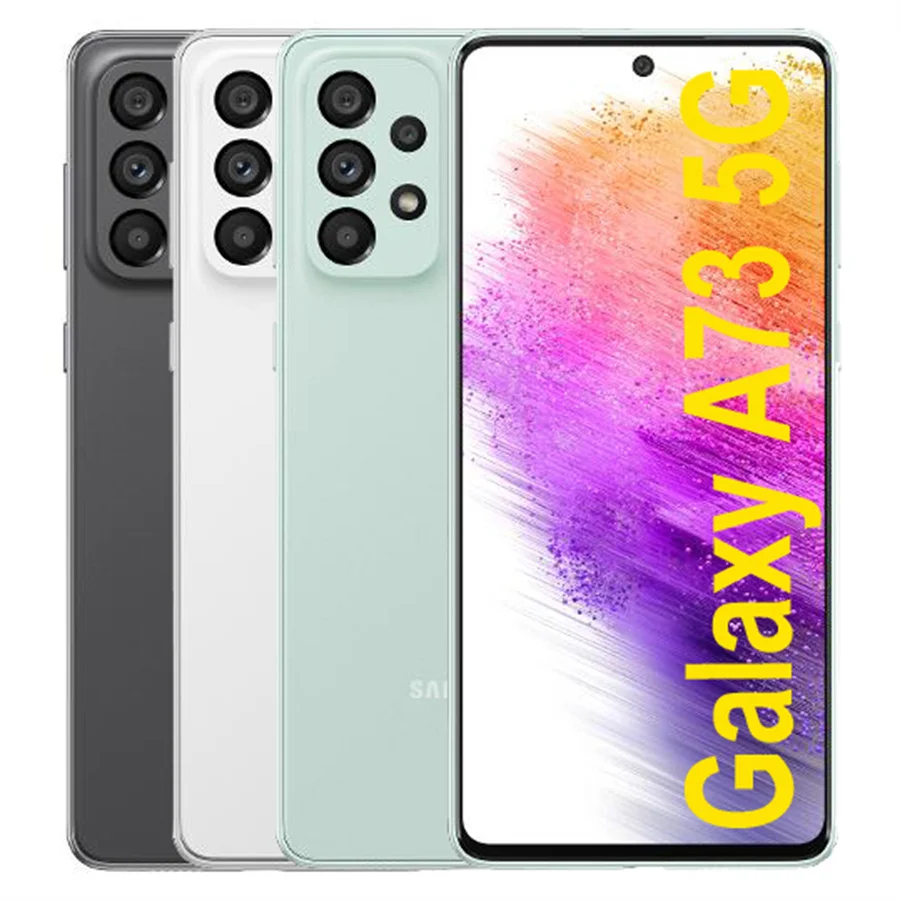 Для оригинального Samsung Galaxy A73 5G A736B/DS 6,7 дюймов Восьмиядерный 8 ГБ ОЗУ 128 ГБ ПЗУ 108МП разблокированный смартфон Бесплатная доставка 5 шт.