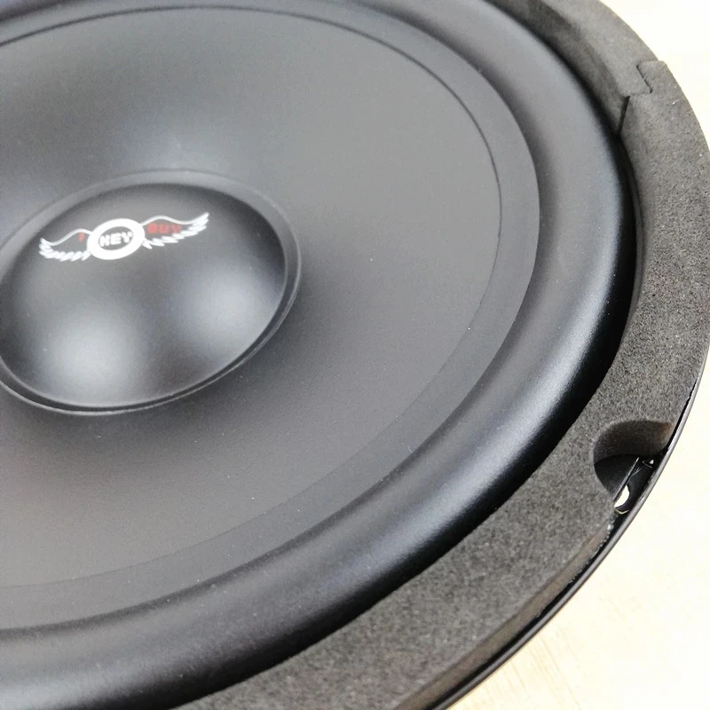 8 дюймов Двери Авто Аудио СЧ громкий динамик 4Ohm 30 мм по индивидуальному заказу звуковая катушка наушников резиновые края конус среднего бас мощный 400 Вт автомобильный динамик