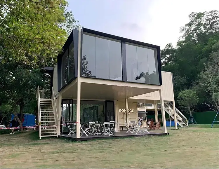 Hot sale free design modified tiny modular house easy assemble combined movable modified shipping container Shops portable homes