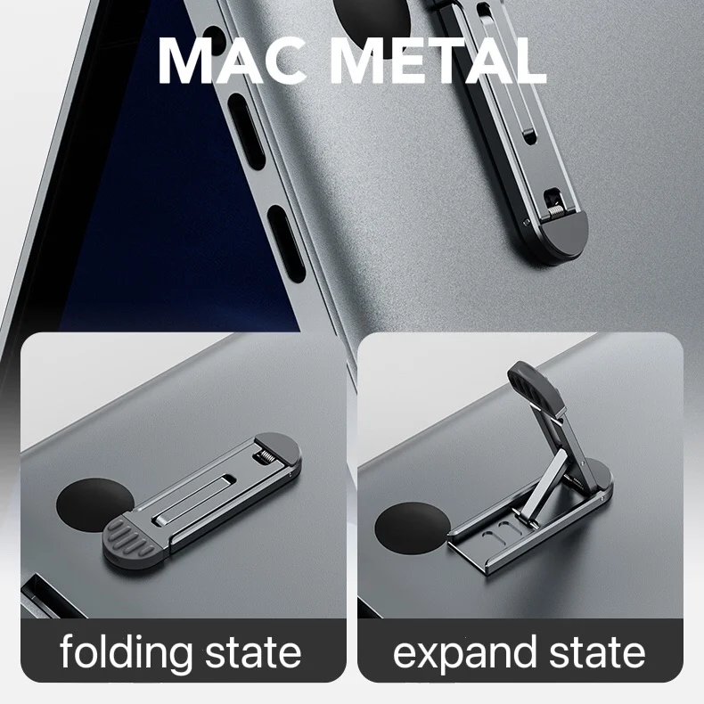 Laptop Stand 360 Rotatable Monitor Notebook Support Base Holder Portable Mount Office School Home Laptop Computer Foldable Stand