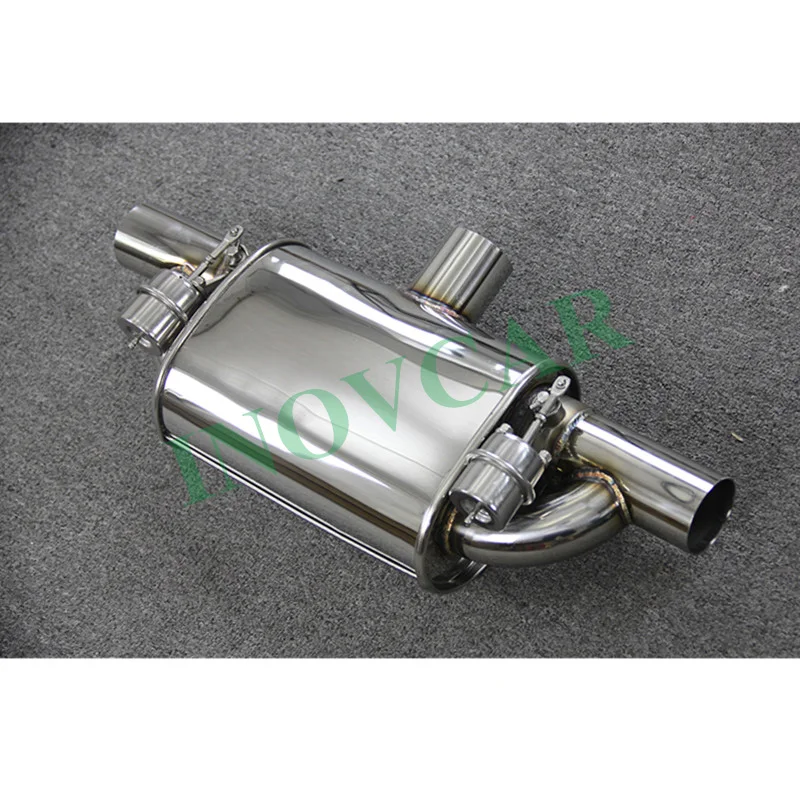 Car Valve Exhaust Pipe Vacuum Pump Variable Mufflers Universal All 304 Stainless steel Catback Embossing Remote