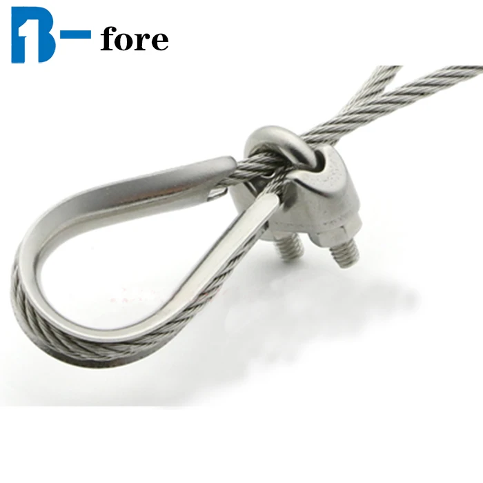 
Rigging hardware HDG BS464 Wire rope Thimble 