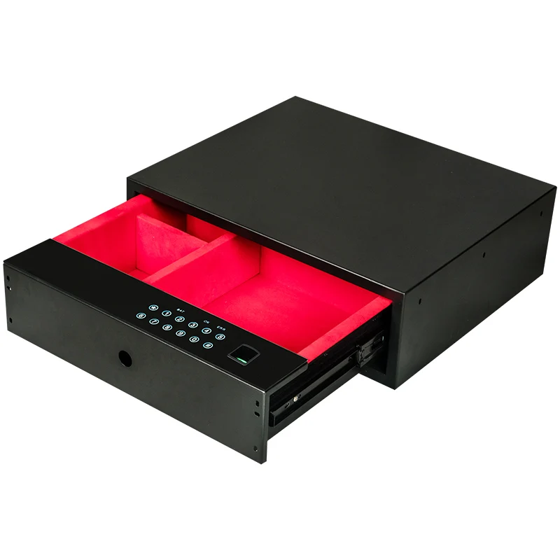 Smart digital fingerprint password unlock Safe Box Drawer Security money safe box