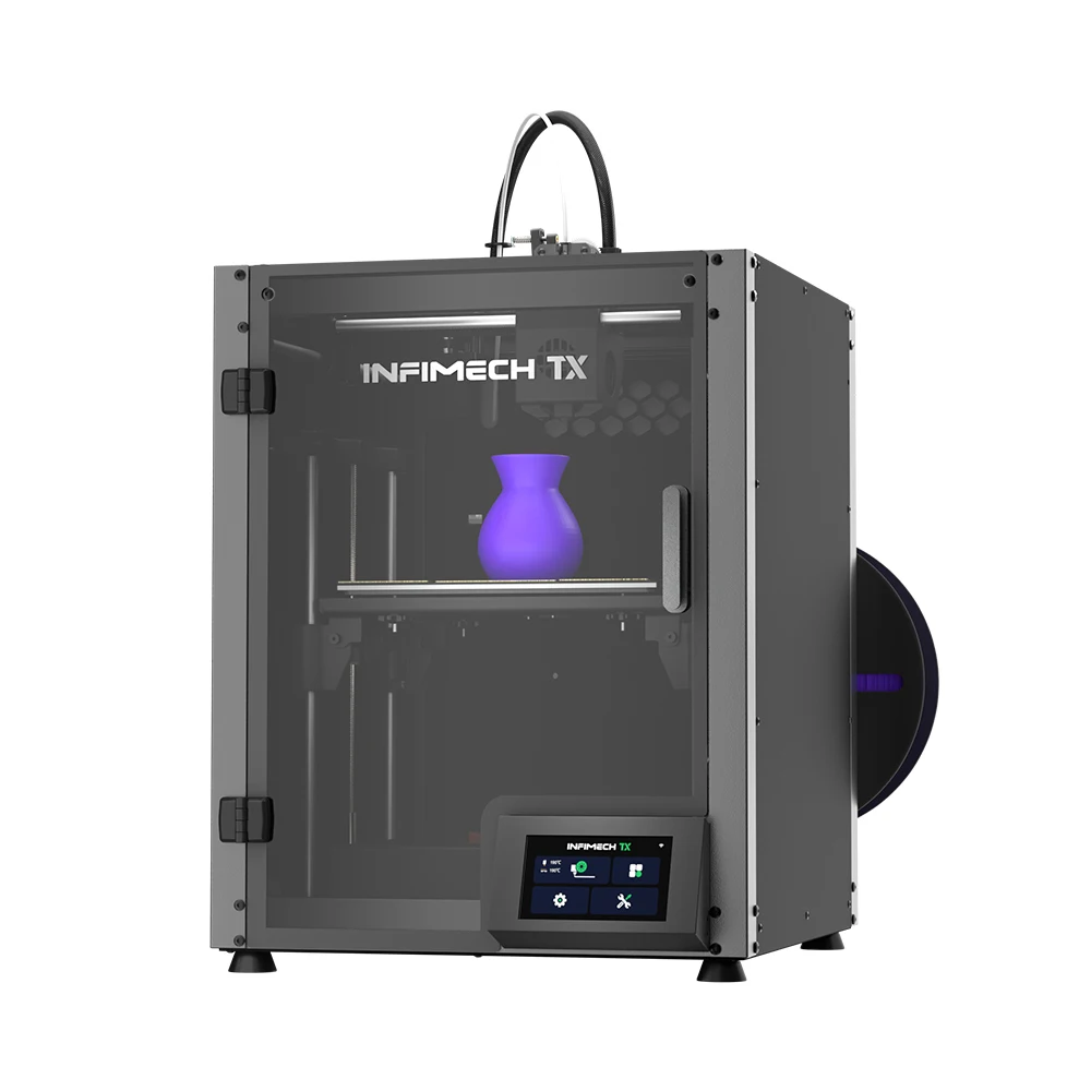 3D-принтер Infimech TX с автоматическим выравниванием 500 мм/с точность скорости печати ± 0 1 мм размер 220*220*250 полностью алюминиевая машина