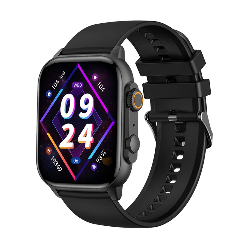 2024 BT call Series 5 SmartWatch Music Player 44MM strap changeable For Apple IOS Android Amoled HK95 Smart Watch