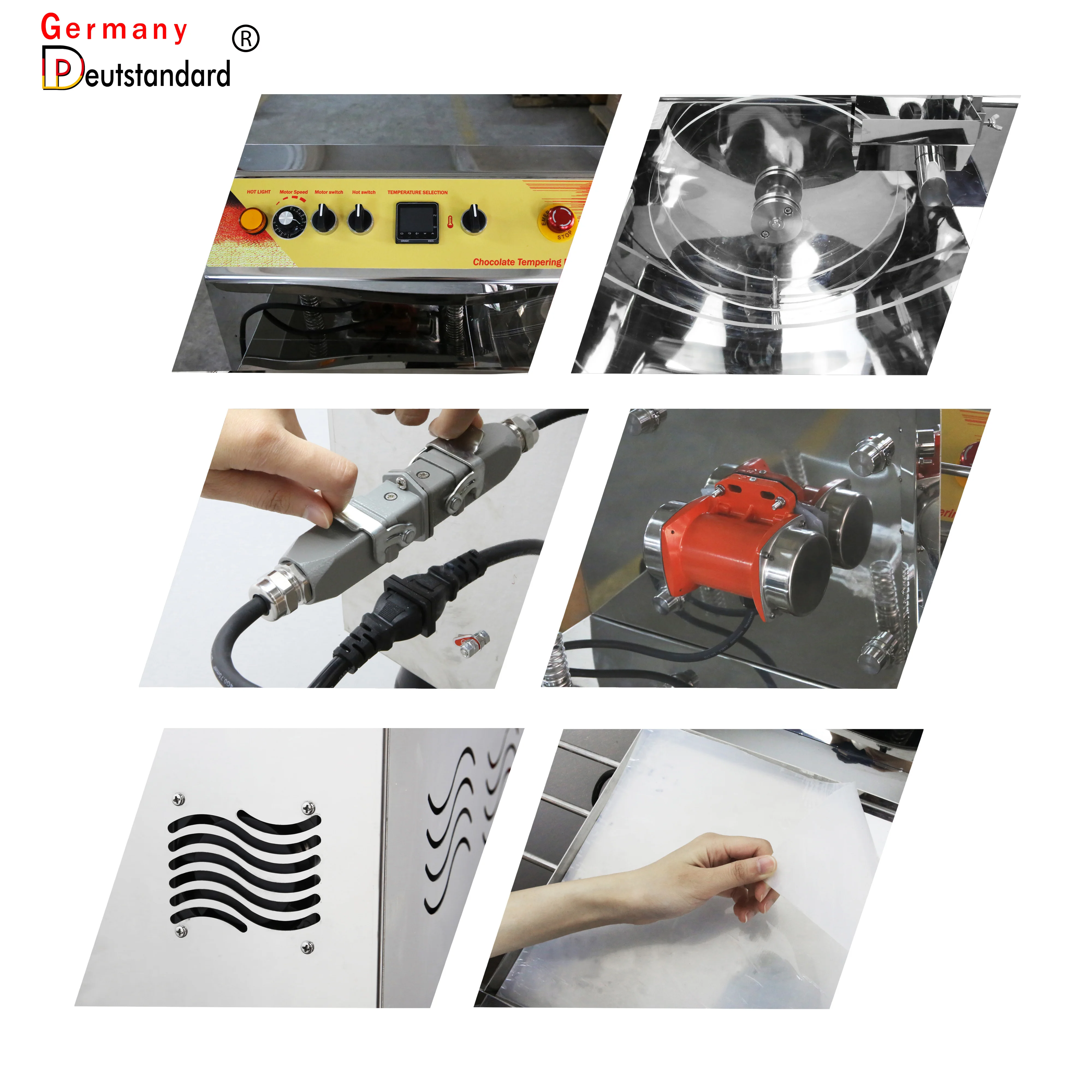 Continuous Small Chocolate Tempering Machine Chocolate making machine for factory sale