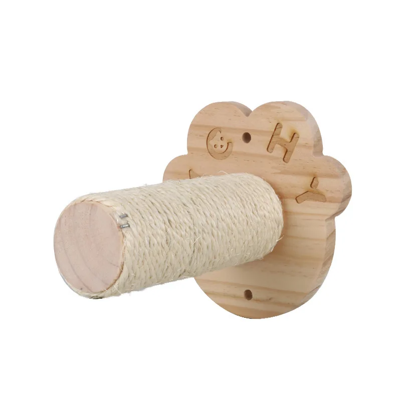 Creative Solid Wooden Cat Perch Wall Shelf Cat Climbing Frame Wall Wood Furniture Hanging For Indoor Wall Mounted Cats