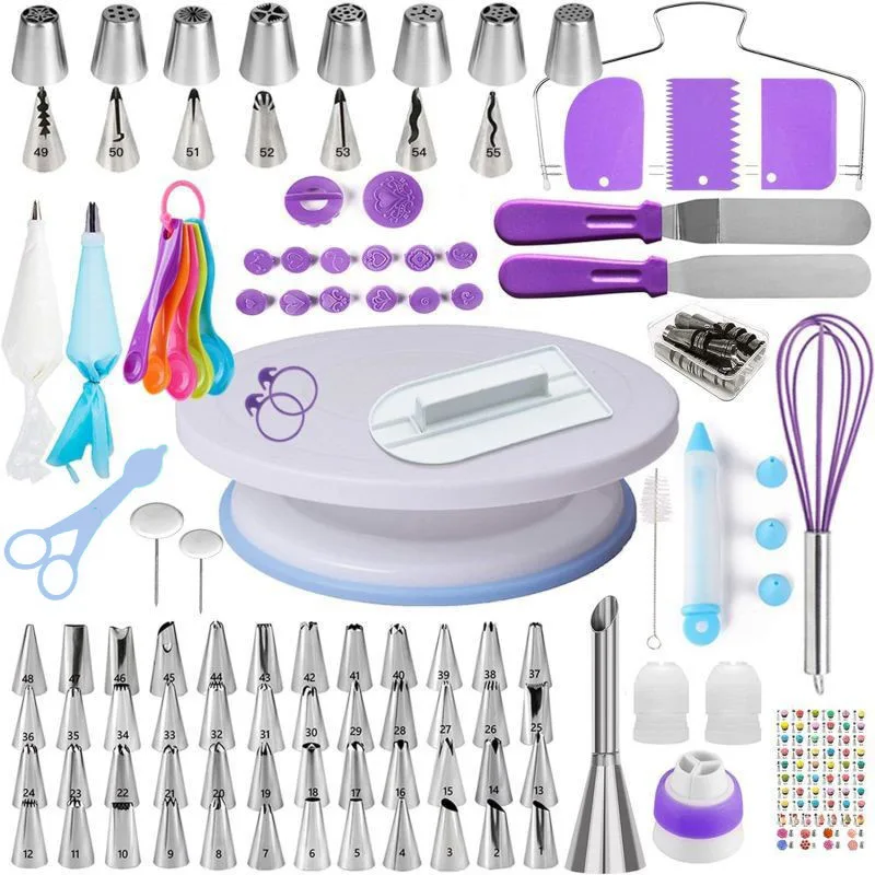 Pastry tip cake decorating supplies Piping Tips Tools Baking Tool Suit Cake Decorating Kit