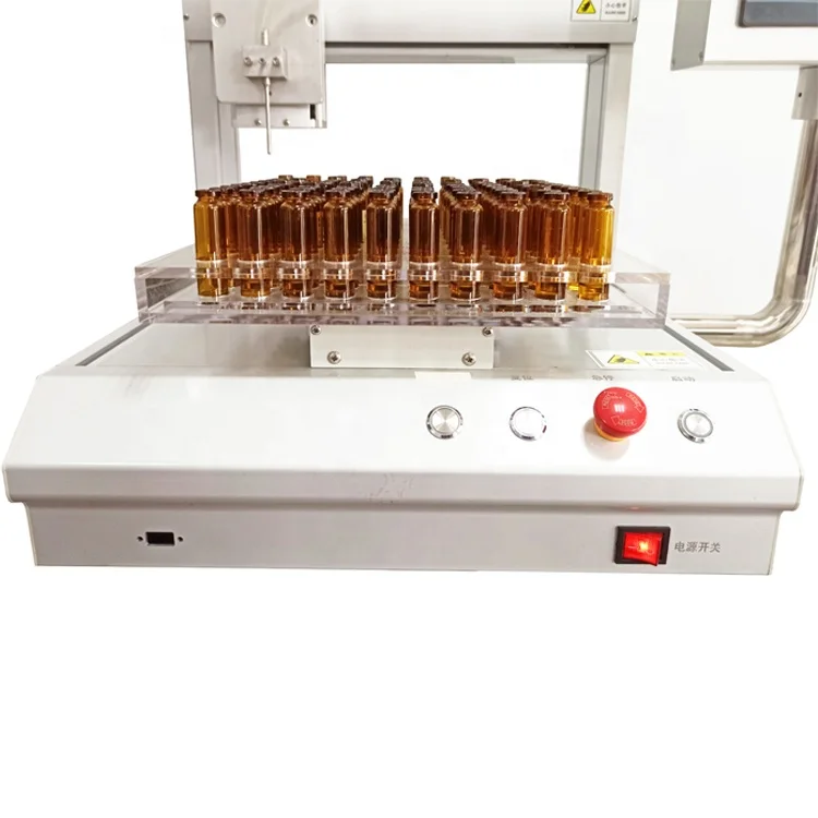 Automatic Nucleic acid detection reagent 0.3ml 0.5ml test tube filler filling machine with ceramic pump