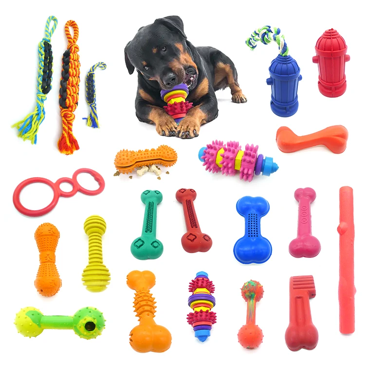 Factory Wholesale Pet Toy Dog Bone Molar Stick Chew Leakage Food Bone Pet Toy Chew Toy For Dogs