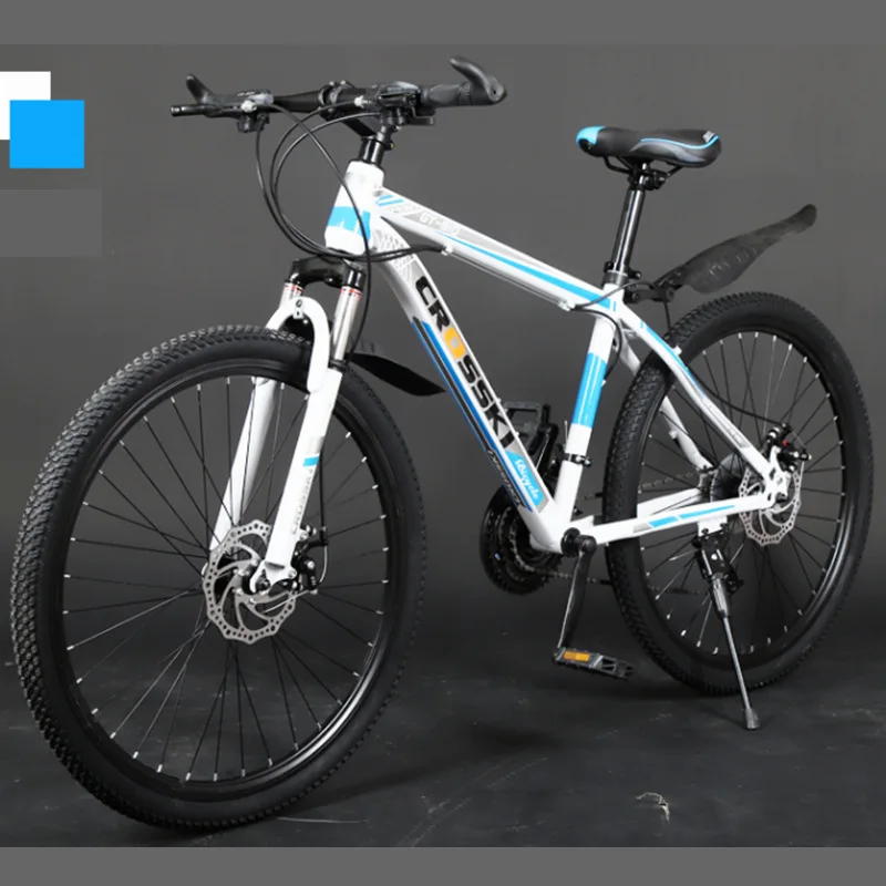 Factory wholesale adult mountain bike teenagers 26 24 inch variable speed double disc brake bicycle