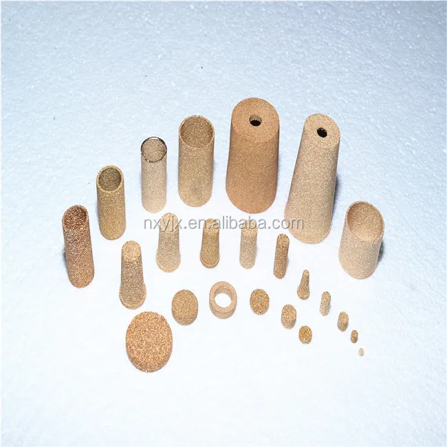 1-100 микрон пористый элемент спеченный бронза/латунь фильтры