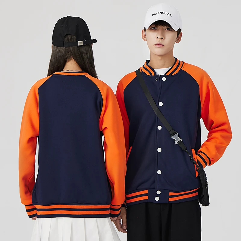 2024 New Unisex Warm Leather For Women Custom Baseball Black Thick Winter Varsity Jacket Men High Quality