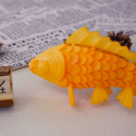 3D printed Lucky fish 3D printed exquisite sea koi fish ornaments 3D printing service