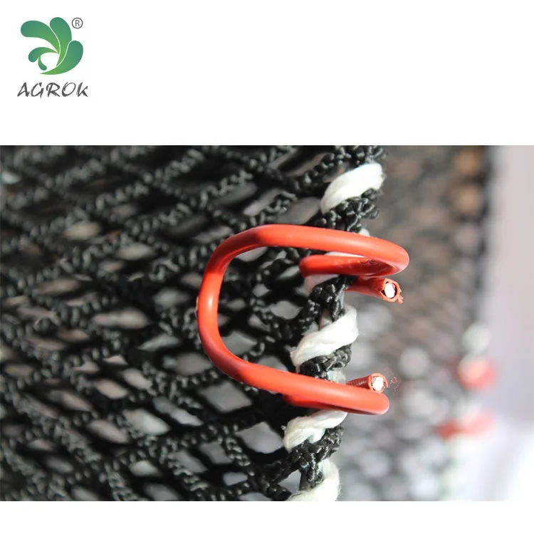AGROK Knotless Spring Cage Raschel Fish Trap for Sale Crayfish Trap 30x60 33x60 40x80
