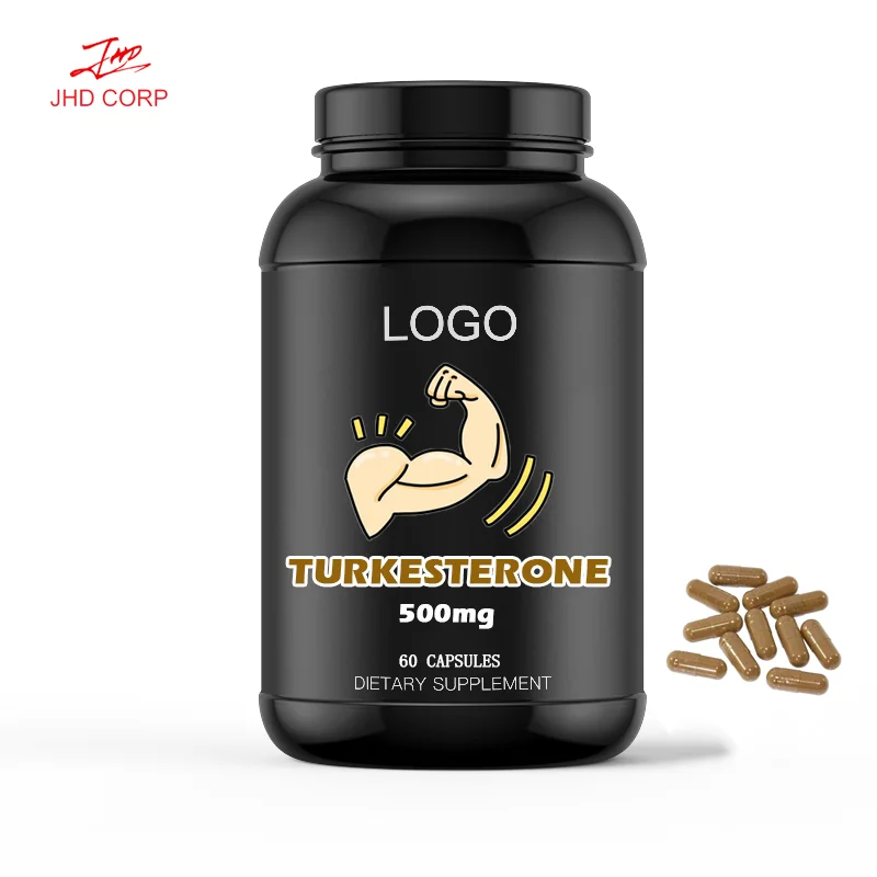 JHD Bulk Ajuga Turkestanica Root Extract Powder 10% 2% 1% Turkesterone Extract Powder 500mg Turkesterone Capsules