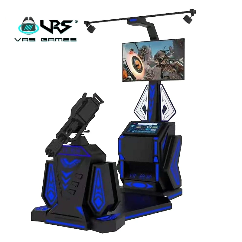 Virtual Reality 9d Shooting Game Gatling Simulator PC Platform Set VR Games Virtual Reality Shooting money making Factory price