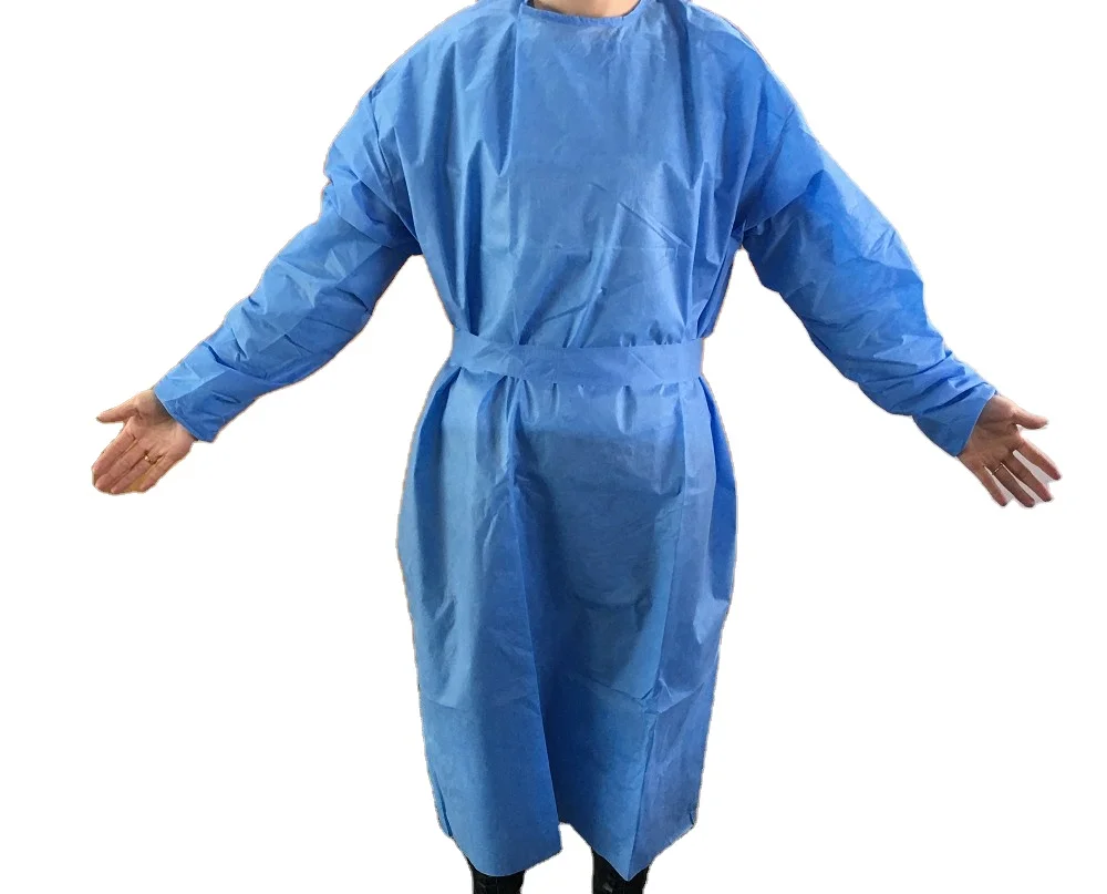 Disposable Patient gown/medical clothes/PP/PE/SMS/JIANGSU