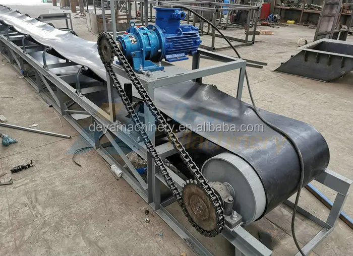 long belt conveyor machine for materials conveying