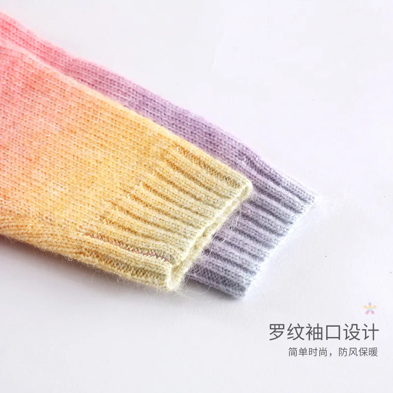 Professional knit casual Sweater girls clothes Girl cardigan for wholesales