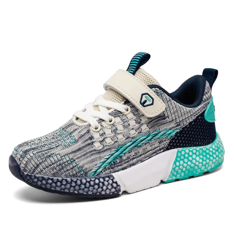 2021 новые летние модные дышащие детские кроссовки большого размера