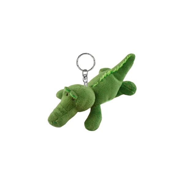 Mini Alligator Plush Keychain Green Crocodile Plush Keychain for Key Bag Decorate