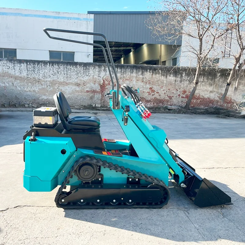 Diesel Gasoline Electric Optional Ride-on Small Skidsteer with Attachments Crawler Track Loader Mini Skid Steer With EPA /EURO 5