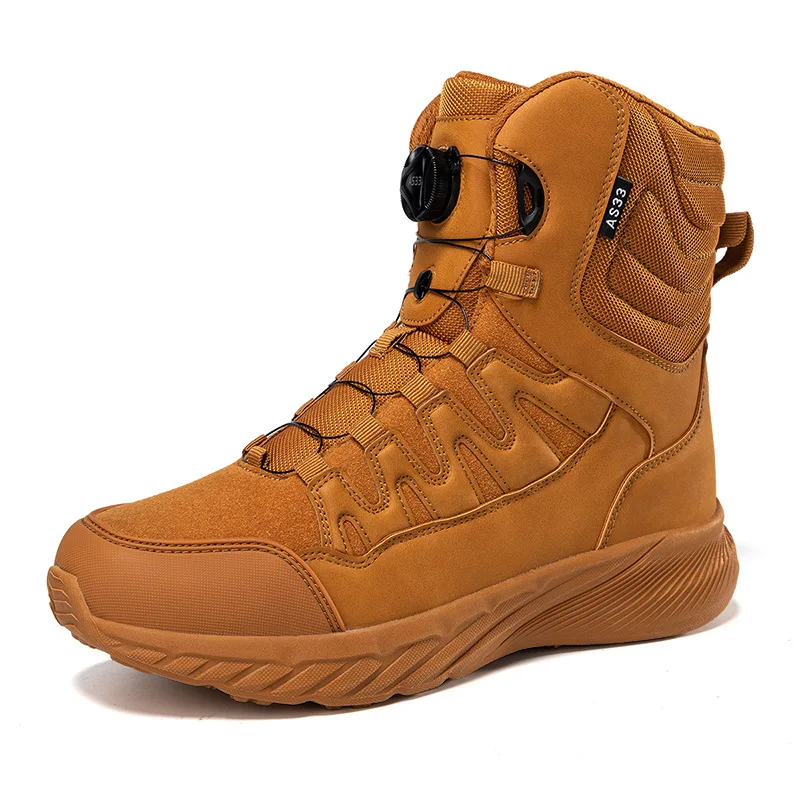 Outdoor Hiking High Top Sports Shoes China Wear-resistant Desert Tactical Anti-slip Safety Boots