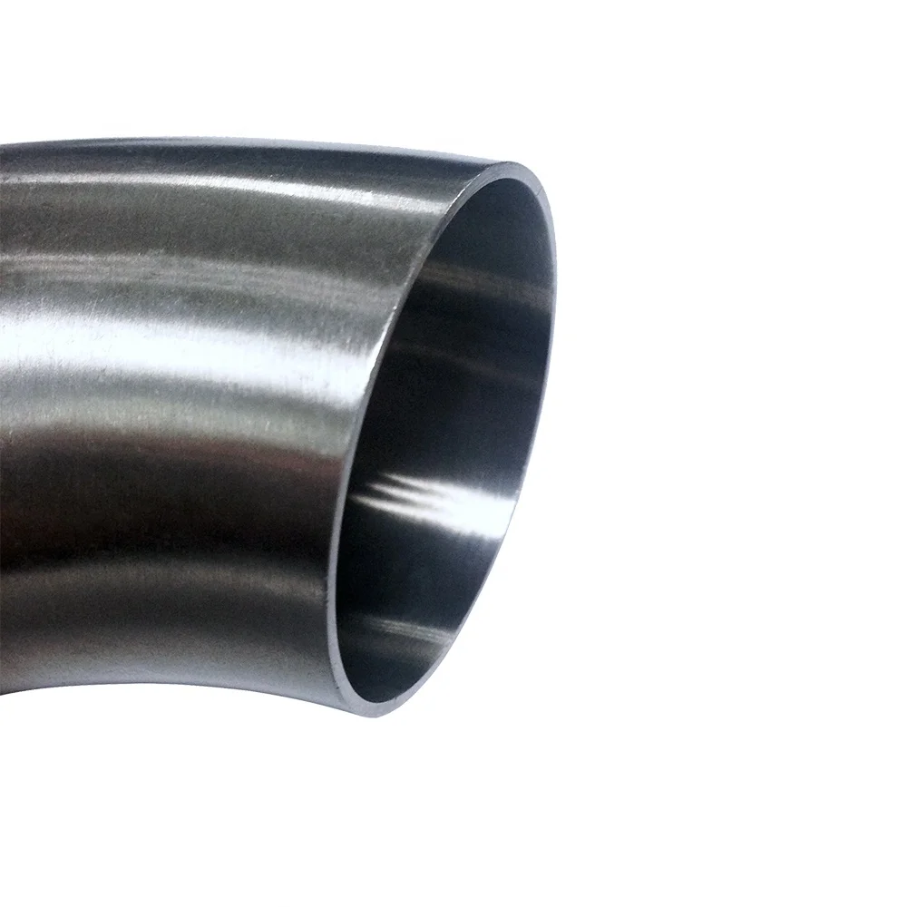 DIN sanitary welded 45 degree elbow