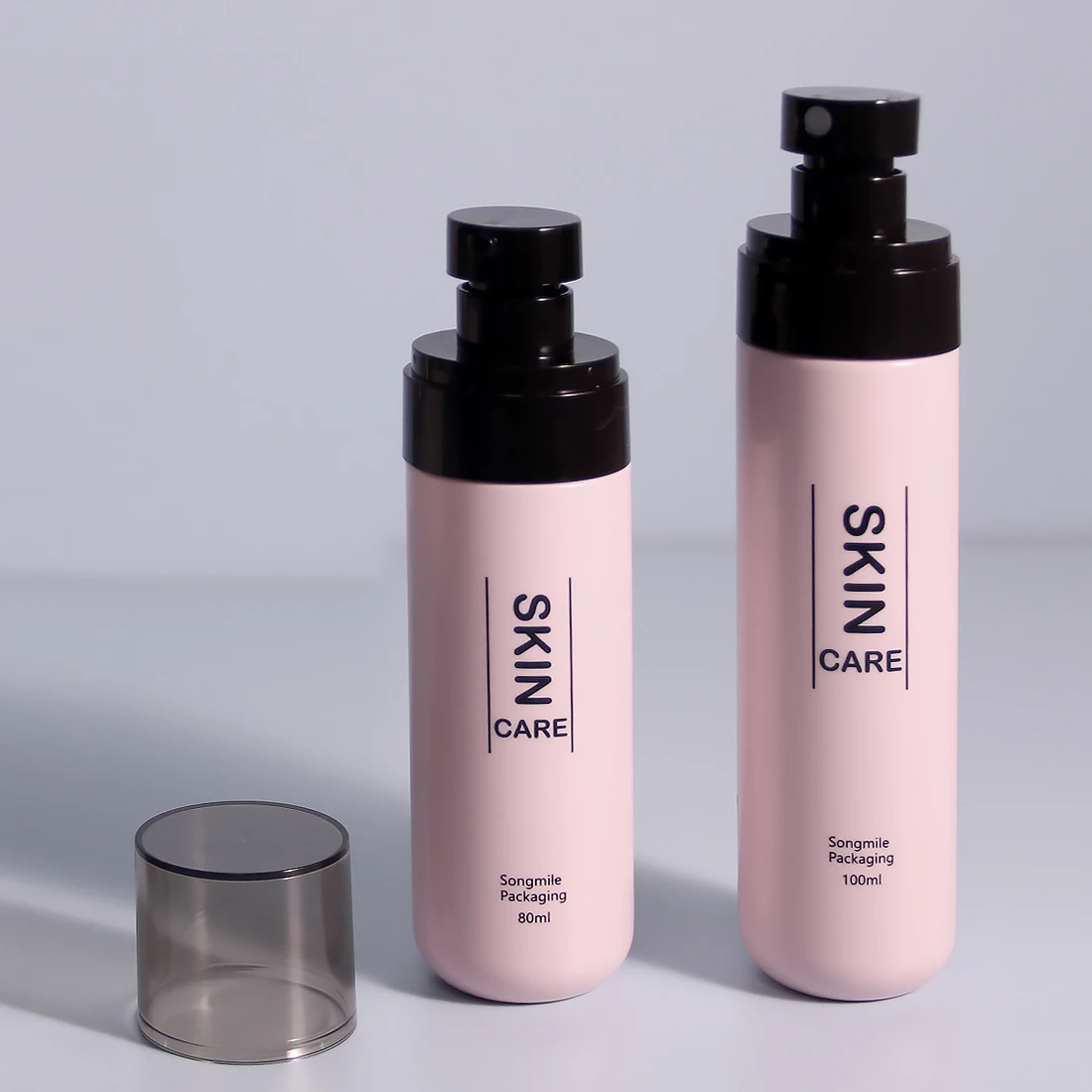 New hot sale 50ml 80ml 100ml  luxury skincare packaging face creams and serums airless cream pump bottle for lotion cosmetic