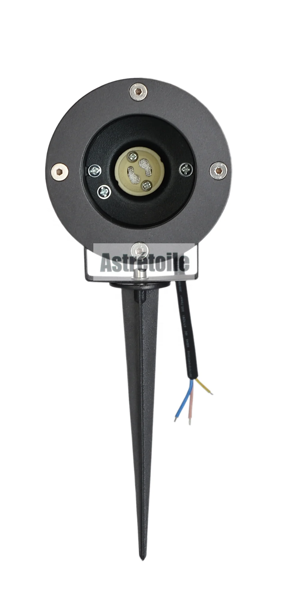 GU10 MR16 Outdoor Lawn Lamp Garden Landscape Spike Light Housing Waterproof Path Spot Fitting