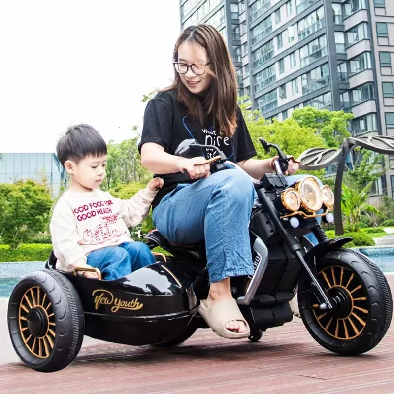 perfect kids electric cars boy girls 12v three wheels motorcycle for kids 8 10 years old