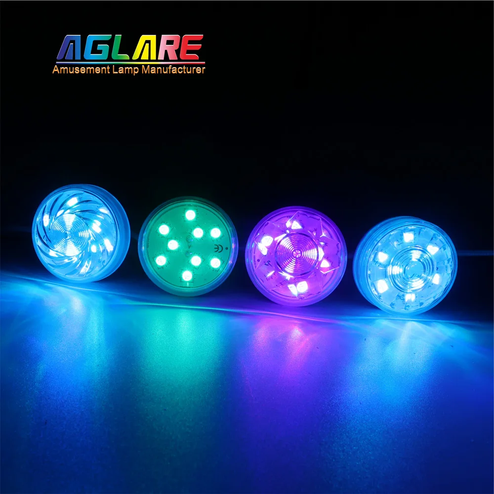 Factory Price 45mm Diameter 120 Angle Cabochon Turbo LED Amusement Light  Fairground Light