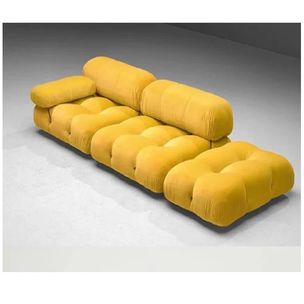 China Manufacturer Velvet Mario Bellini Camaleonda Sofa with ottoman