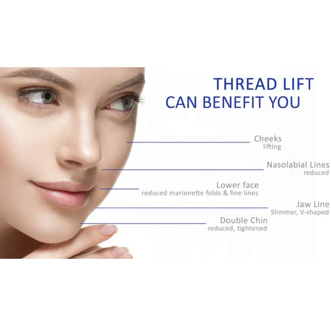 Резьба 4d Cog Pdo Fox Eyes Facelift использует впитываемую моно-винтовую резьбу Pcl